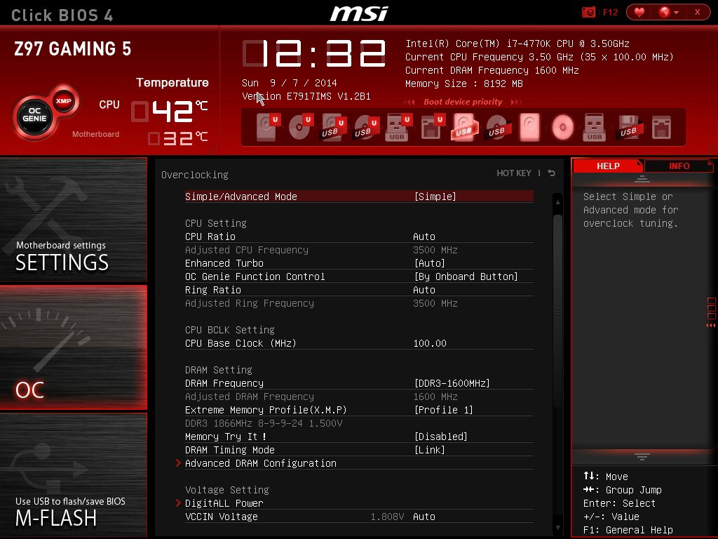 BIOS MSI Z97 Gaming 5 Motherboard Review Five is Alive